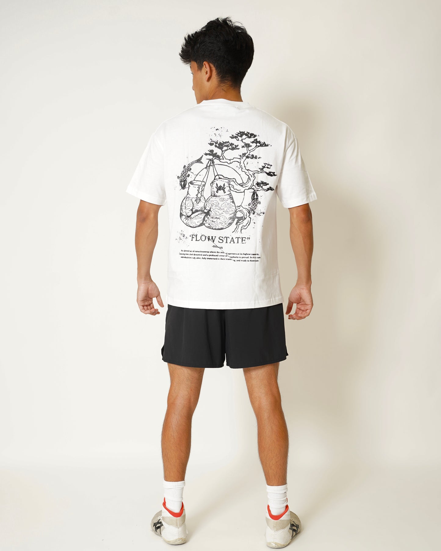 「Flow State」ホワイトTシャツ