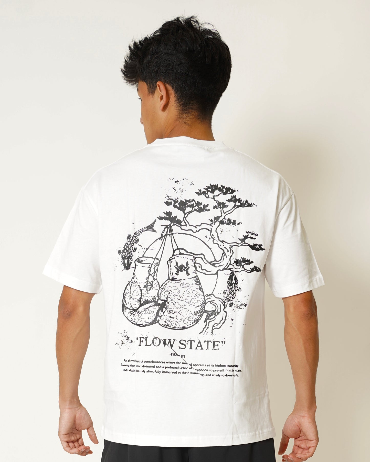 「Flow State」ホワイトTシャツ