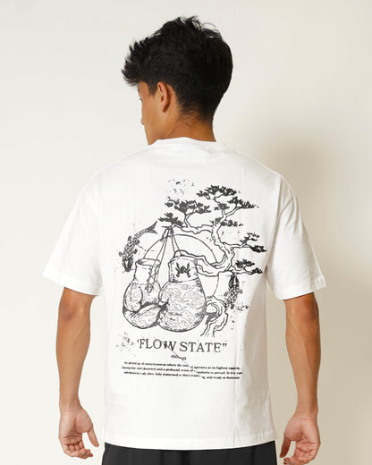 「Flow State」ホワイトTシャツ