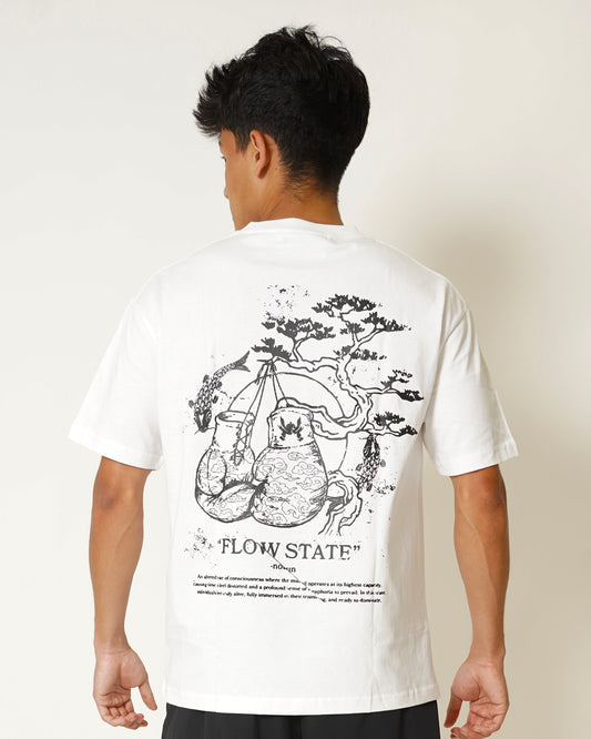"Flow State" White T-Shirt